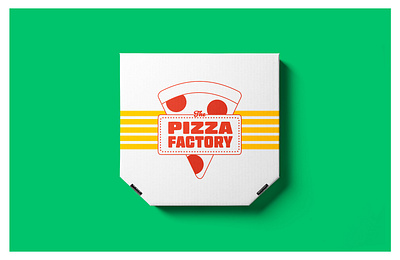 Restaurant Branding: The Pizza Factory brand design branding design graphic design illustration logo logo design vector visual branding
