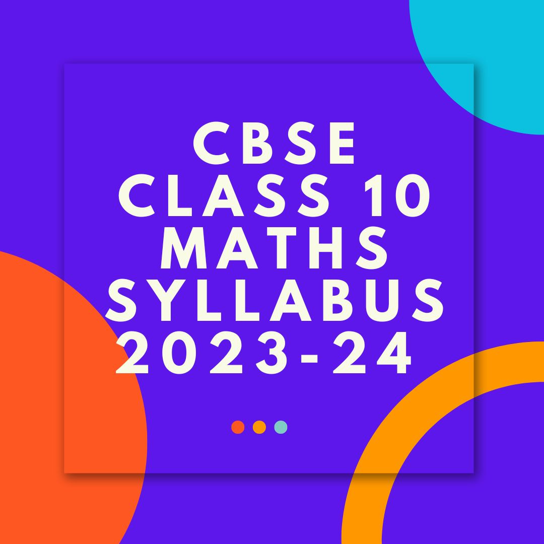 cbse-class-10-maths-syllabus-by-educart-on-dribbble