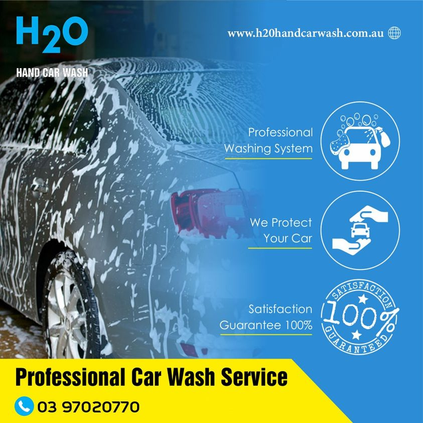 Car Wash in Clyde North by H2O Hand Car Wash on Dribbble