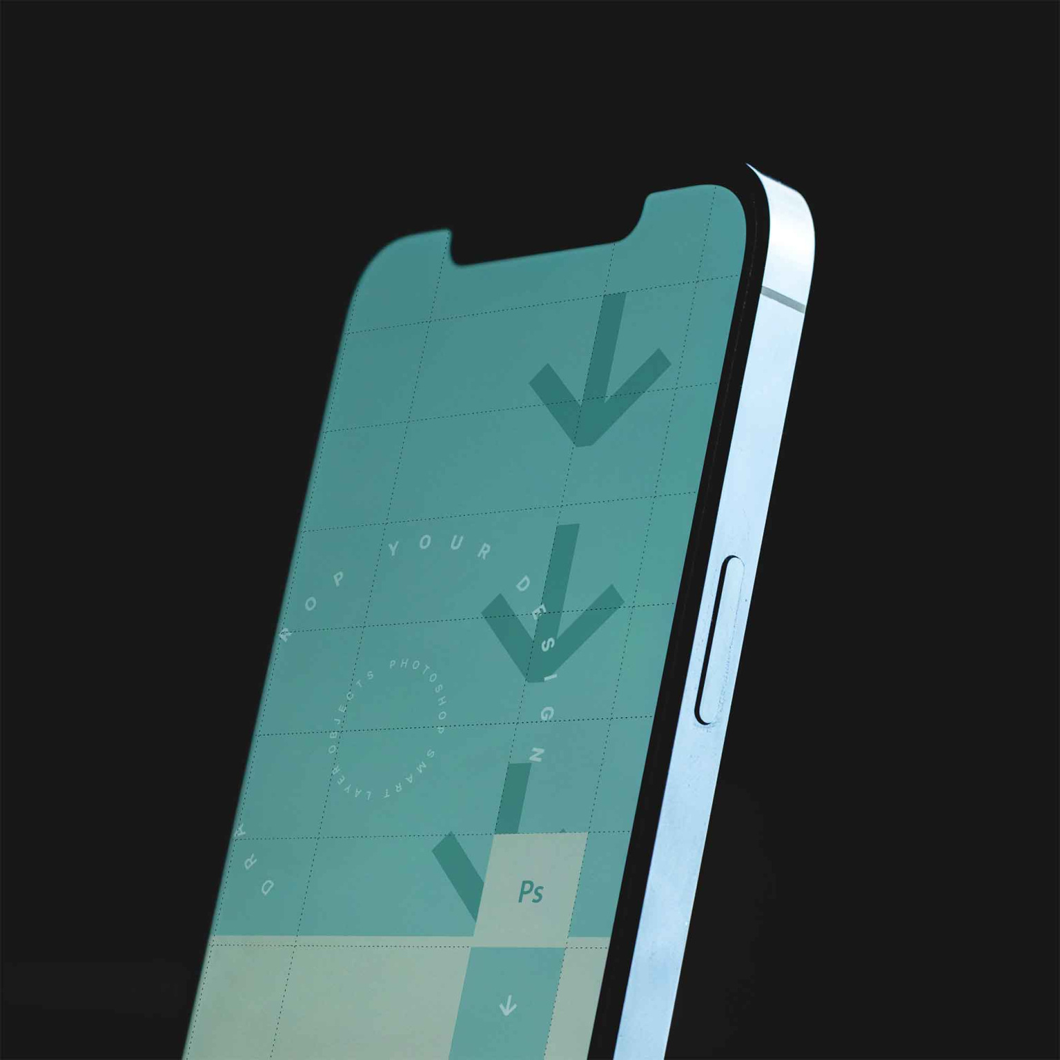 iPhone 14 Close-up Mockup by Unblast on Dribbble