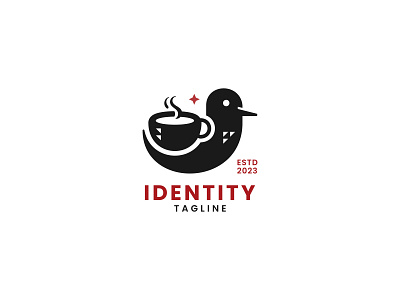 Coffee Bird Logo arabica beans bird branding business cafe coffee design logo original roastery robusta vector
