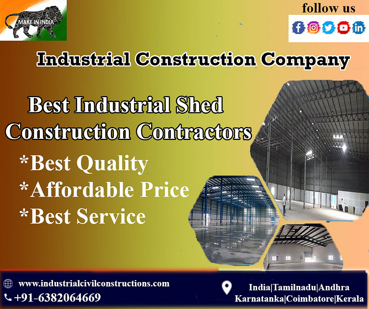 Industrial Construction Company Chennai, Tamilnadu, India by rigo