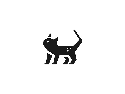 Cute Cat Logo adorable anima branding business care cat company corporate cute logo pets shop