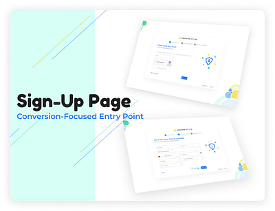 Sign-Up Page - Conversion Focused Entry Point