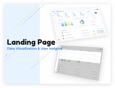Landing Page - Data Visualization & User Insights