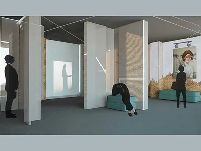 One Thousand and One Nights/3D modeling/Exhibition 3d model design exhibit gallery illustration interior design metaverse