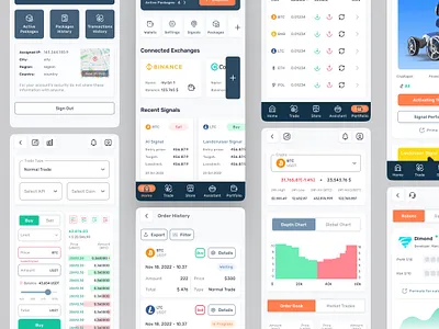 Exchange management app coin crypto cryptocurrency design exchange minimal ui uiuxdesign ux web