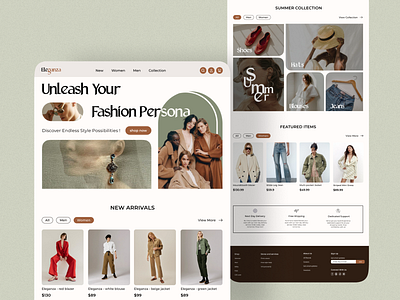 Fashion Online shop clothes clothes online shop fashion fashion store landing page online shop ui ui design web design