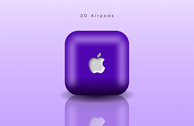 3D Airpods (Figma) 3d aesthetic airpods apple branding design figma gradient illustration logo minimal neumorphic neumorphism purple ui ux vector