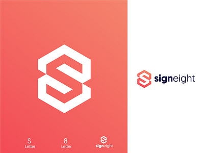 Sign Eight logo design graphic design logo minima minimalistlogo slogo vector