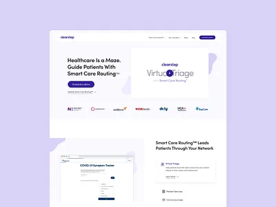 Clearstep Website Design branding clearstep design graphicdesign health healthcare illustration medtech ui userexperiance userinterface ux web webdesign website websitedesign