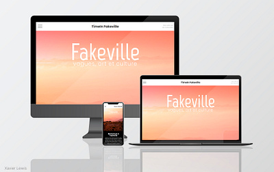The Fake Project Portfolio - FP01 design graphic design ui