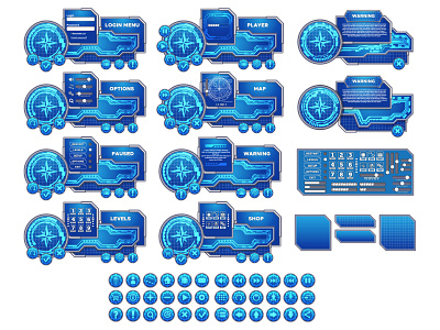 The elements of the game interface. kit window