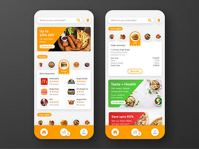 Food Delivery App android app best best dribbble design best dribbble designer design food food delivery app graphic design interface ios mobile phone top trend ui ui design uiux ux ux design