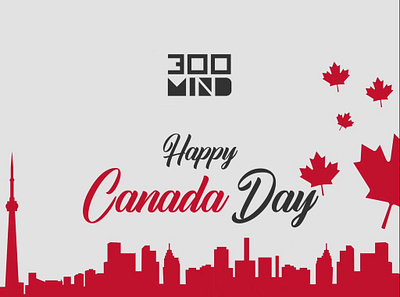 Happy Canada Day 3d 3d animation 3d art 3d artwork animation blender branding canada canada day motion graphics