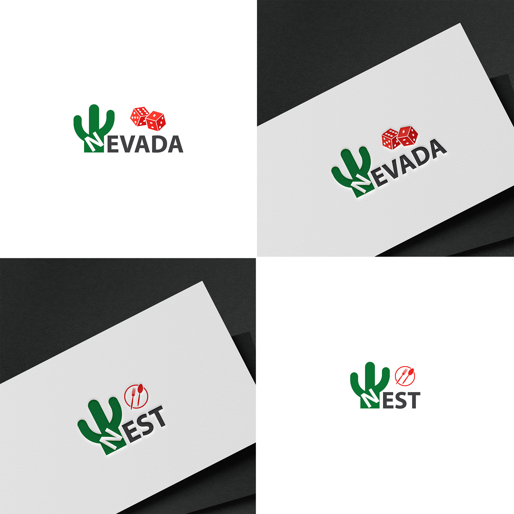 las vegas logo design 2 america art bar betting branding cactus design digitalart game graphic design illustration lasvegas logo logodesign nevada poker vector vegas