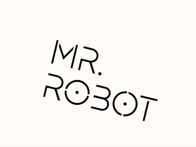 MR.ROBOT animation intro logo logoanimation motion graphics outro