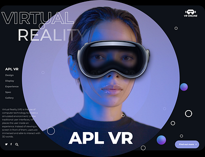VR Online graphic design