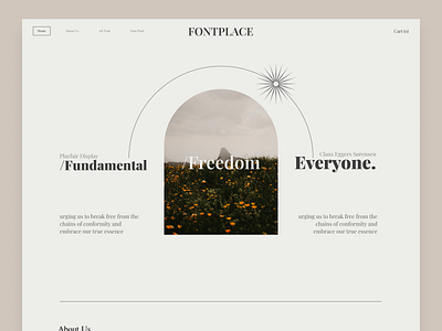 FONTPLACE design typography ui ux web