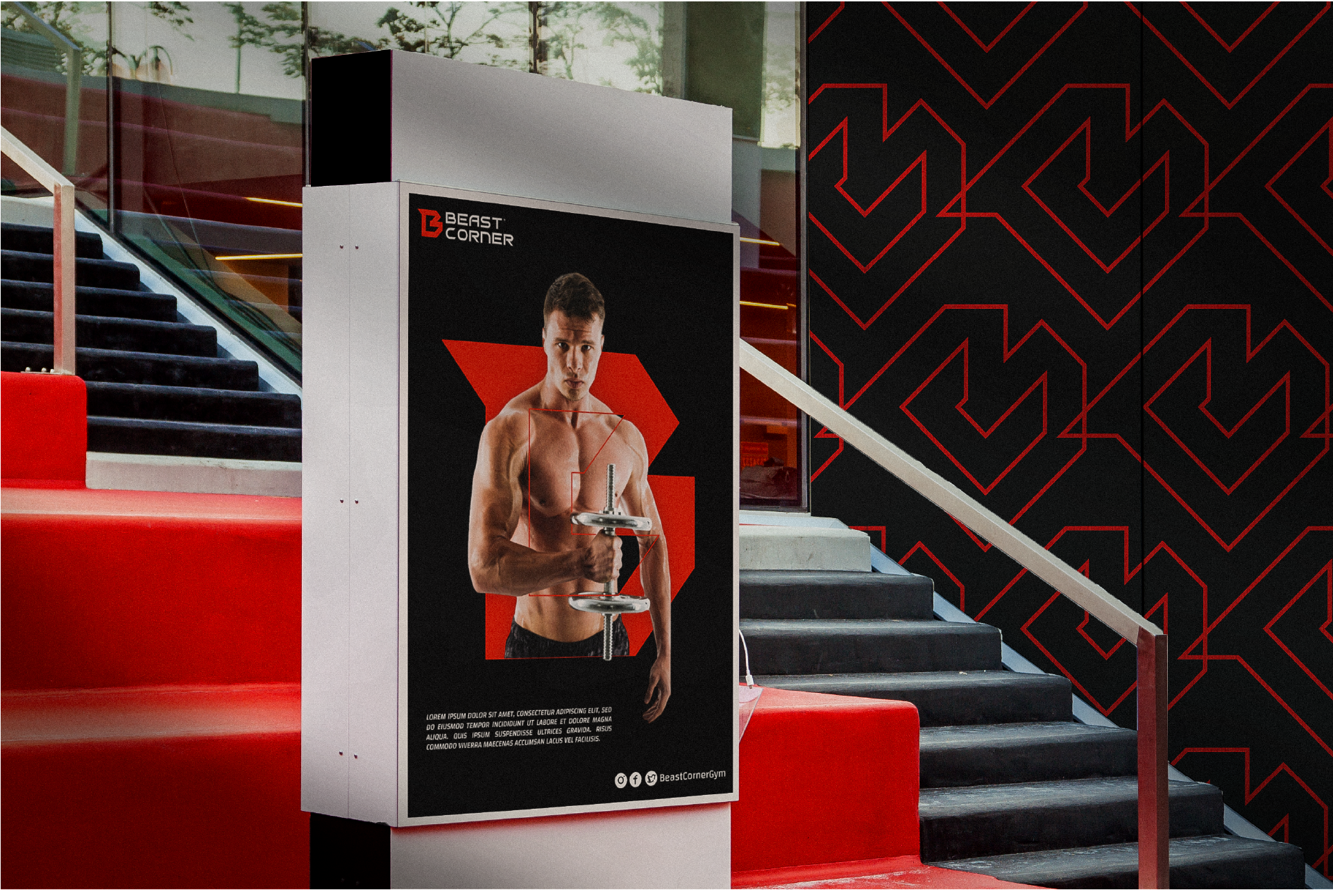 BEAST CORNER GYM® | Brand Identity bold logo brand identity branding design fitness brand fitness logo graphic design gym gym brand gym brand identity gym branding gym logo logo