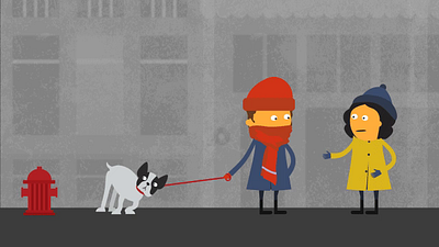 Distracted Dog Owner animation dog loop