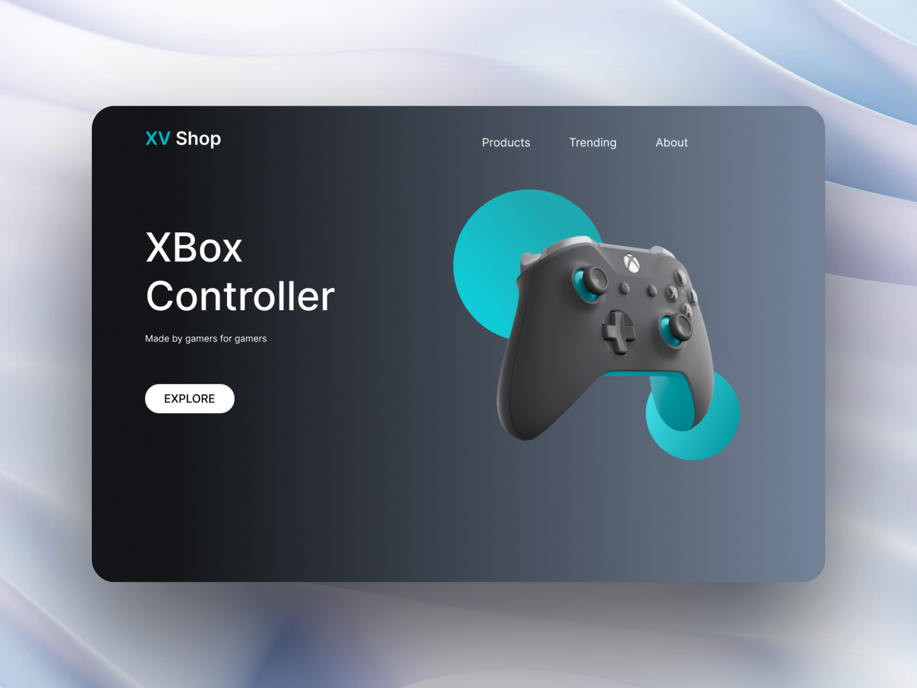 Example of Gaming Web Design