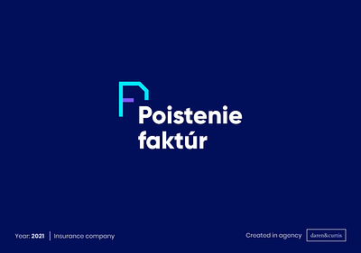 Poistenie faktúr - logo blue branding company faktur insurance logo logos poistenie