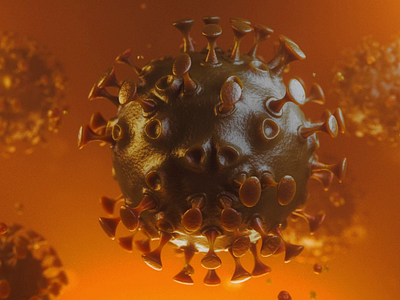 Virus21 after effects animation cgi cinema4d motion graphics redshift render virus