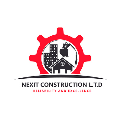 Nexit Construction branding graphic design logo