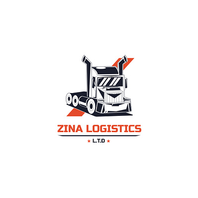 Zina Logistics logo attractive branding graphic design logo quality unique