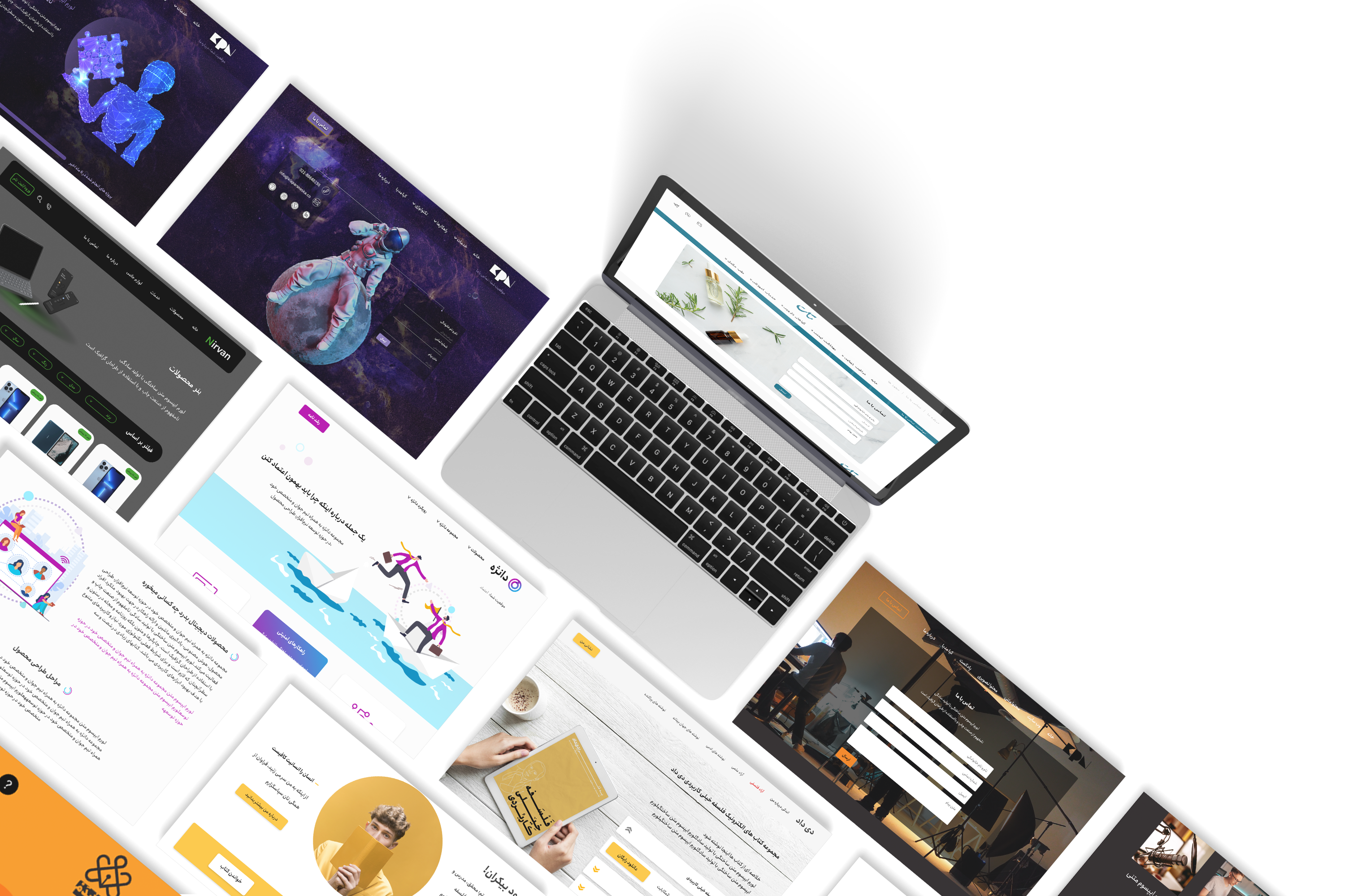 Mockup design ui ux webdesign website