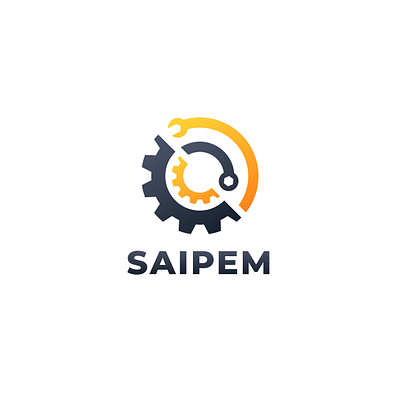 Saipem Logo branding construction graphic design logo mechanical saipem