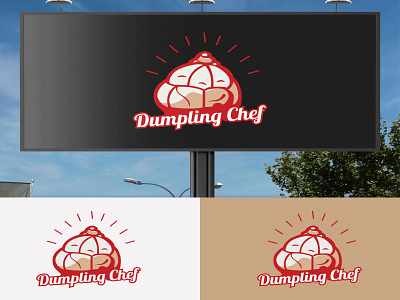 Dumpling chef branding design graphic design illustration letter logo logo typography vector