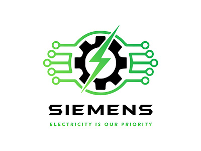 Mechanical + Automation + Electric Logo automation branding electrical graphic design logo mechanical siemens