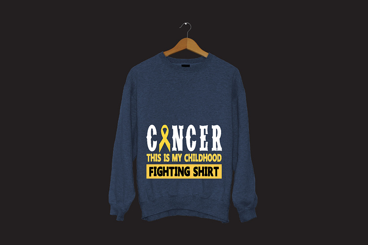 Cancer this is my childhood fighting shirt by Tuba Moni on Dribbble