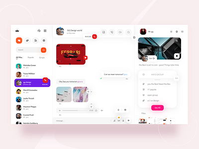 GG CHAT Desktop 🖥💻 app app chat app message chat chat desktop chat pc chats g11 ggchat ggdesign ggstyle mss stylely ui chat web chat