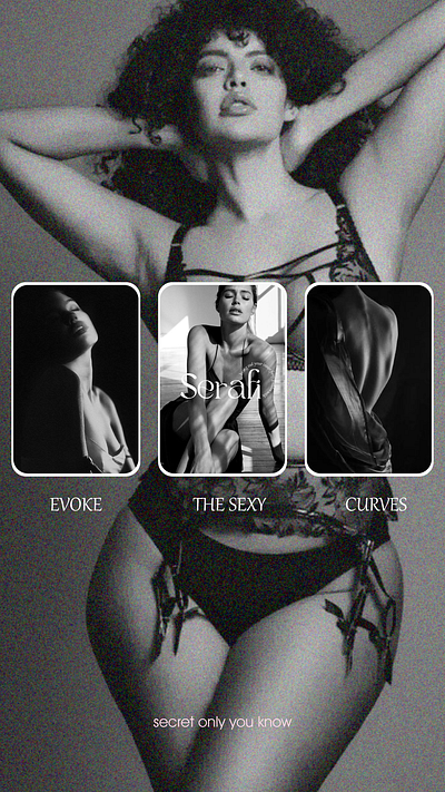 Evoke the sexy curves branding design graphic design logo