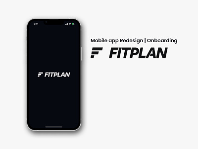 Mobile app Redesign. Onboarding app design figma fitplan illustration logo mobile onboarding photoshop redesign ui uiux vector