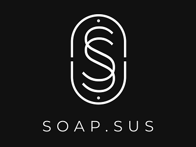 logo for Instagram store SOAP.SUS app branding design graphic design illustration logo typography ui ux vector