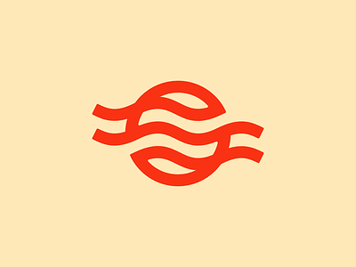 Sun Air, letter S branding graphic design icon logo minimal vector