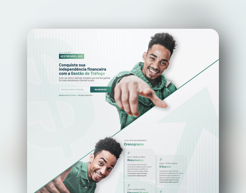 Página de Captura - Gestor Nível God [estudo] facebook ads gestao de trafego gestor de trafego gestor de tráfego gestão de tráfego google ads infoproduto landing page produto digital página de captura página de vendas tiktok ads tráfego pago