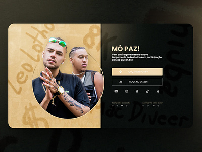 Lançamento 8k - Leo Lotho cover funk landing page lançamento musical music music release pré save página de captura rap release page spotify trap