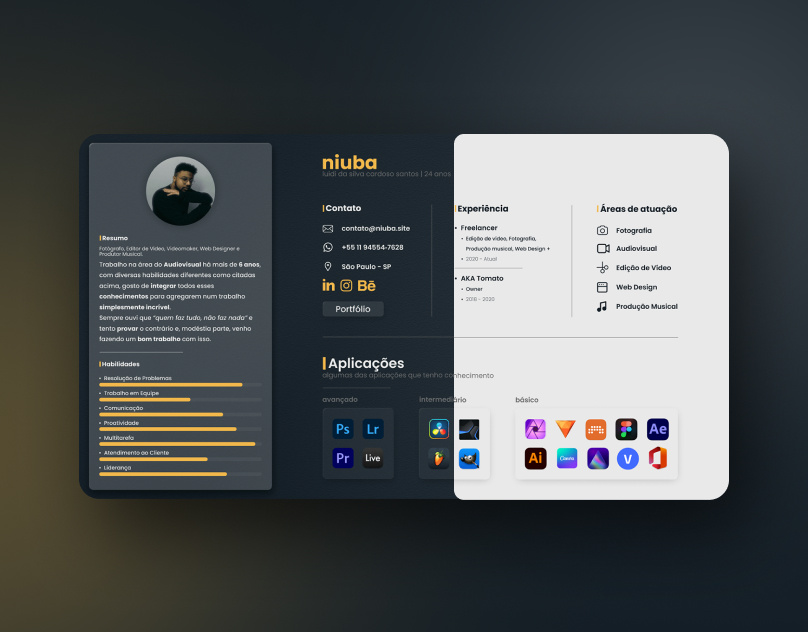 Figma Resume Design curriculum currículo cv cv design figma figma design professional resume resume resume design