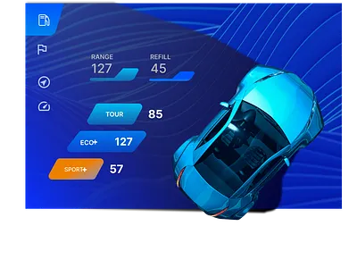 Electro car animation build2.0 design designdrug graphic design ui