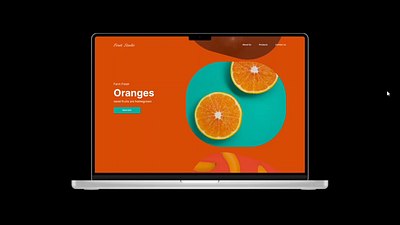 Website hero design animation branding figma graphic design ui