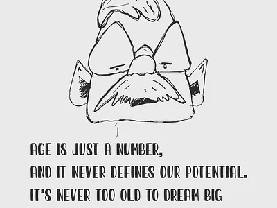 Age Is A Number artforpositivechange character creative design embraceyourself illustratelove illustration illustrationart illustrationmagic positivevibes quote selfcareart selfloveillustration selflovematters selflovequotes unique vector