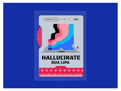 Dua Lipa - Hallucinate build2.0 design designdrug graphic design ui ux vector