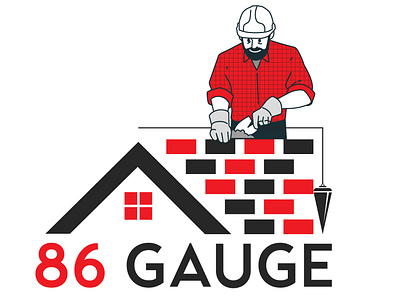 86 GAUGE 86 gauge branding graphic design logo