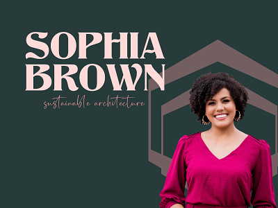 SOPHIA BROWN | sustainable architecture brand identity branding design graphic design logo