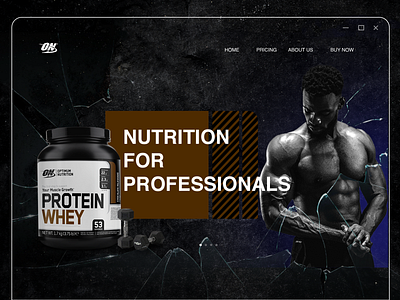 Men's Supplements website design banner design branding graphic design vector